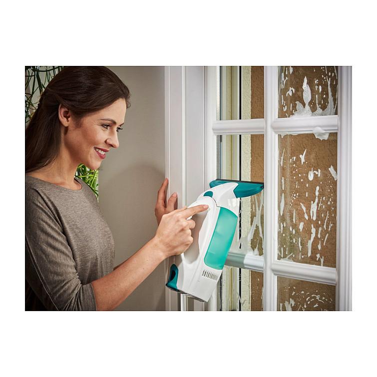 Pastrues Xhamash LEIFHEIT Dry & Clean / Set / 28 + 17 cm / 38 Min - Bardhë/Gjelbër - 4
