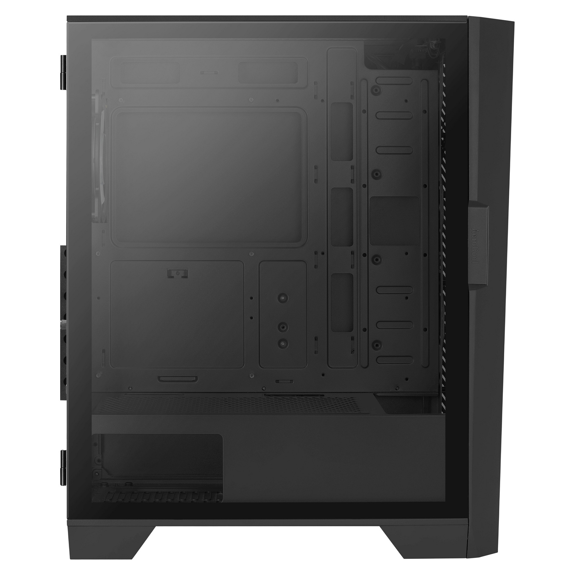 Kasë PC Aerocool Mirage / Midi Tower / ATX / 1x 120mm ARGB Fan / Tempered Glass - Zezë - 11