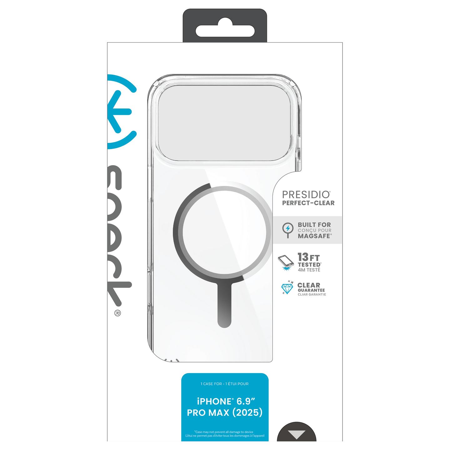 Aksesorë për telefon Speck Presidio Perfect-Clear / Cover Case / iPhone 17 Pro Max / MagSafe - Transparente - 5