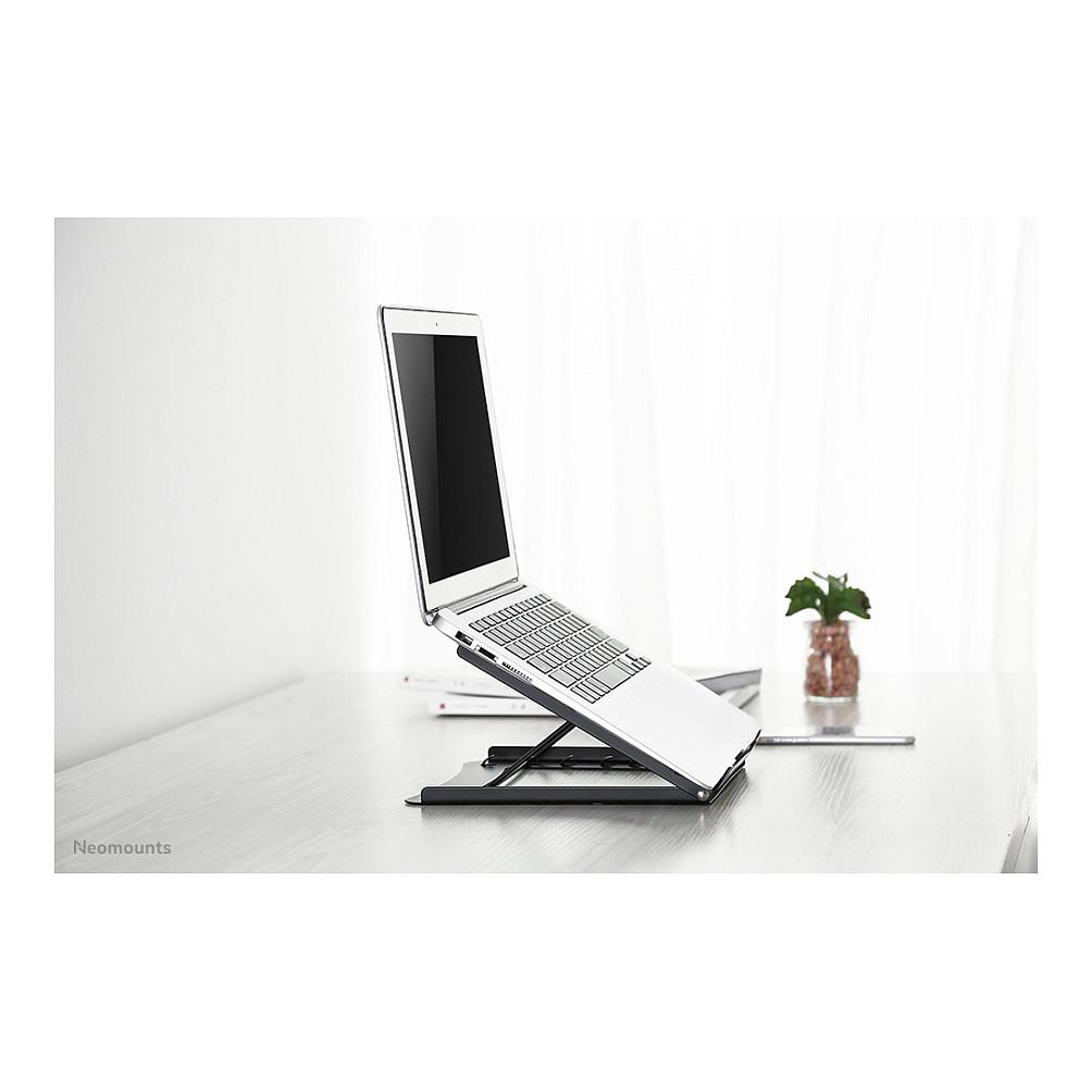Mbajtës për Laptop Neomounts NSLS075BLACK, 10"-16", i Palosshëm, 5 Pozicione, deri 5kg, Çelik - Zezë - 17