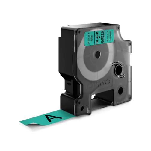 Shirit për Printer 3D Dymo Colour Ribbon 45809 / S0720890 - Zezë mbi Gjelbër - 2