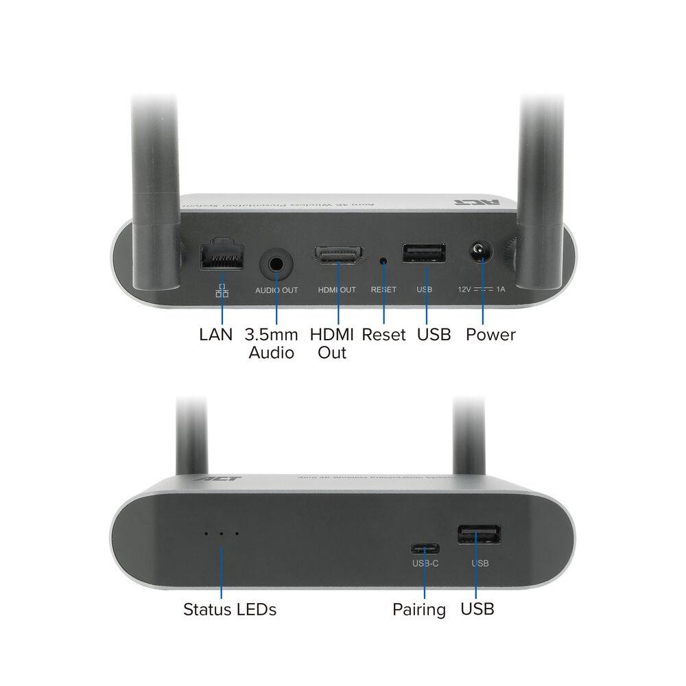 Sistem Prezantimi ACT AC7960, Wireless, 4K UHD, USB-C, HDMI - Hiri - 3