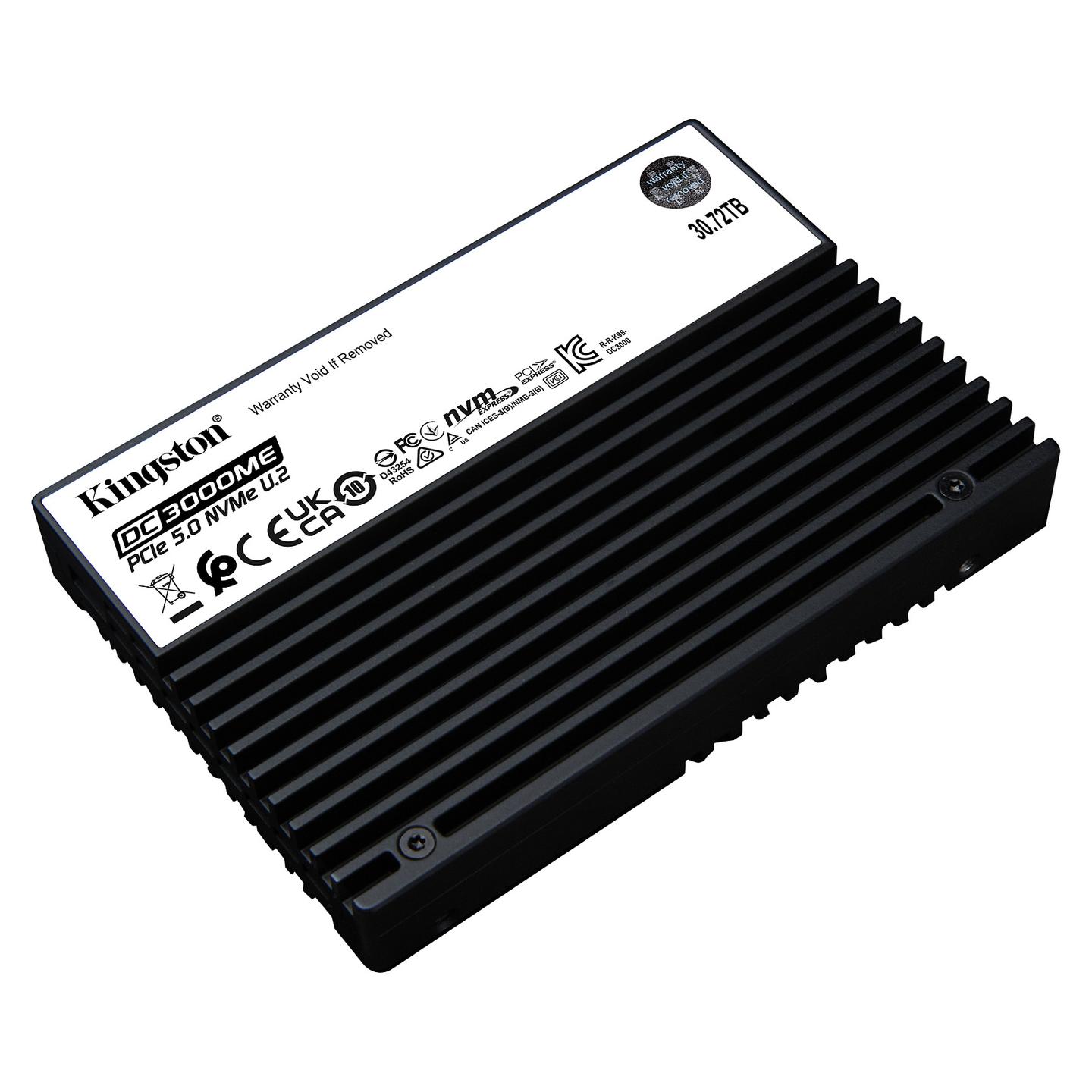 SSD e Brendshme Kingston DC3000ME, 30.72TB, U.2 2.5", PCIe 5.0 x4 NVMe, 14000MB/s Read, 9700MB/s Write - 3