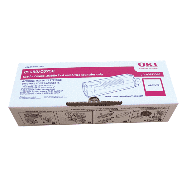 Toner OKI 43872306 / 2.000 faqe – Rozë