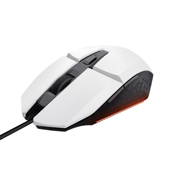 Maus Gaming Trust GXT 109W Felox / Wired / 200-6400 DPI / 6 Butona / LED Shumëngjyrësh - Bardhë - 3