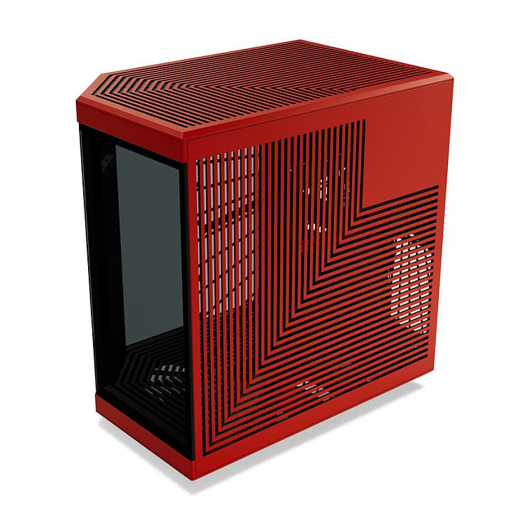 Kasë PC HYTE Y70 Touch Infinite / Midi Tower / ATX / E-ATX / 14.9" IPS Touchscreen / PCIe 4.0 x16 Riser / Tempered Glass - Qershi e Zezë - 6