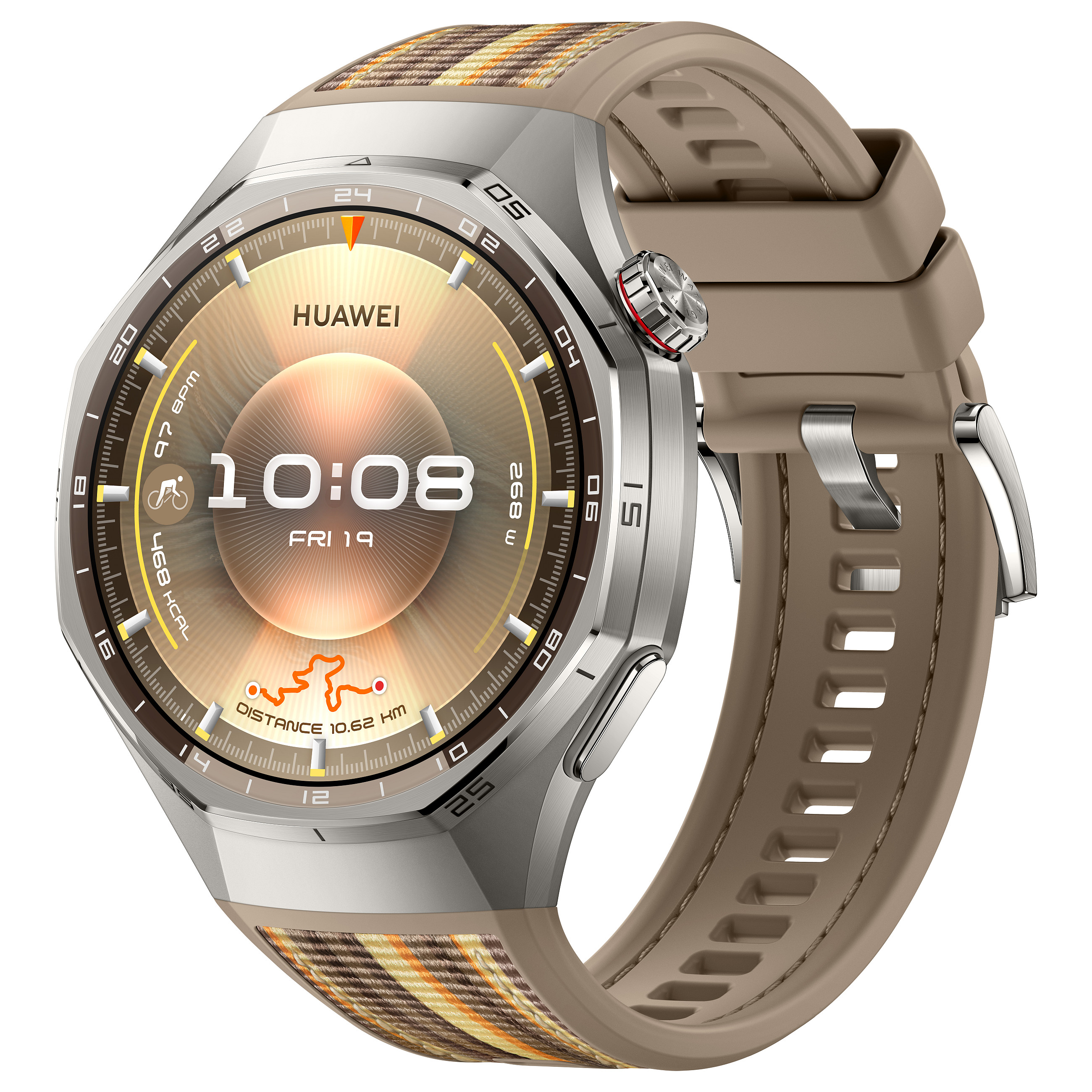 Orë e Mençur Huawei Watch GT6 Pro / 46 mm / AMOLED 1.47" / GPS - Kafe - 2