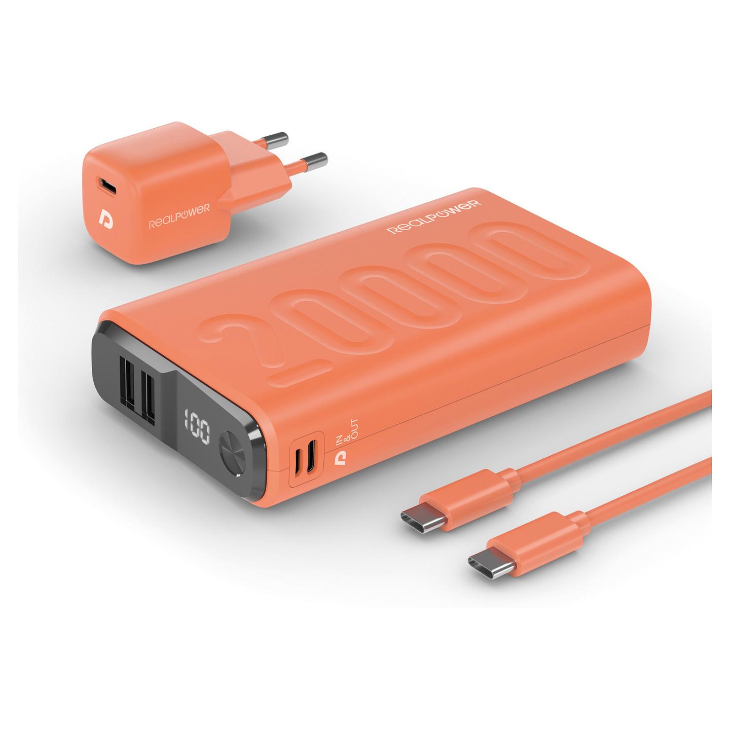 Powerbank Ultron PB-20000 / 20000mAh / 2x USB-A + USB-C – Portokalli