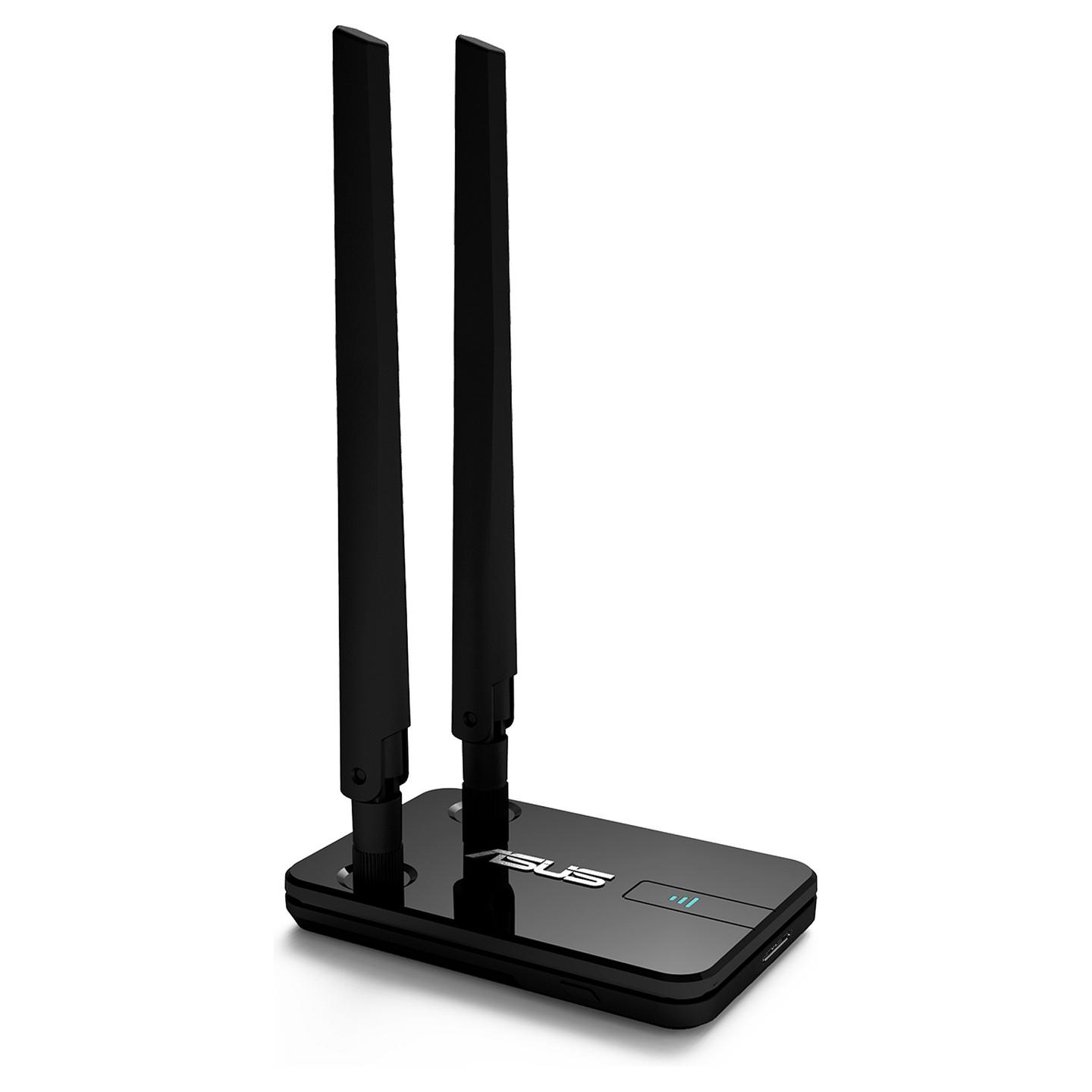 ASUS USB-AC58 AC1300 Wi-Fi 5 Dual-Band USB 3.0 2x Antena të Jashtme – E Zezë - 2