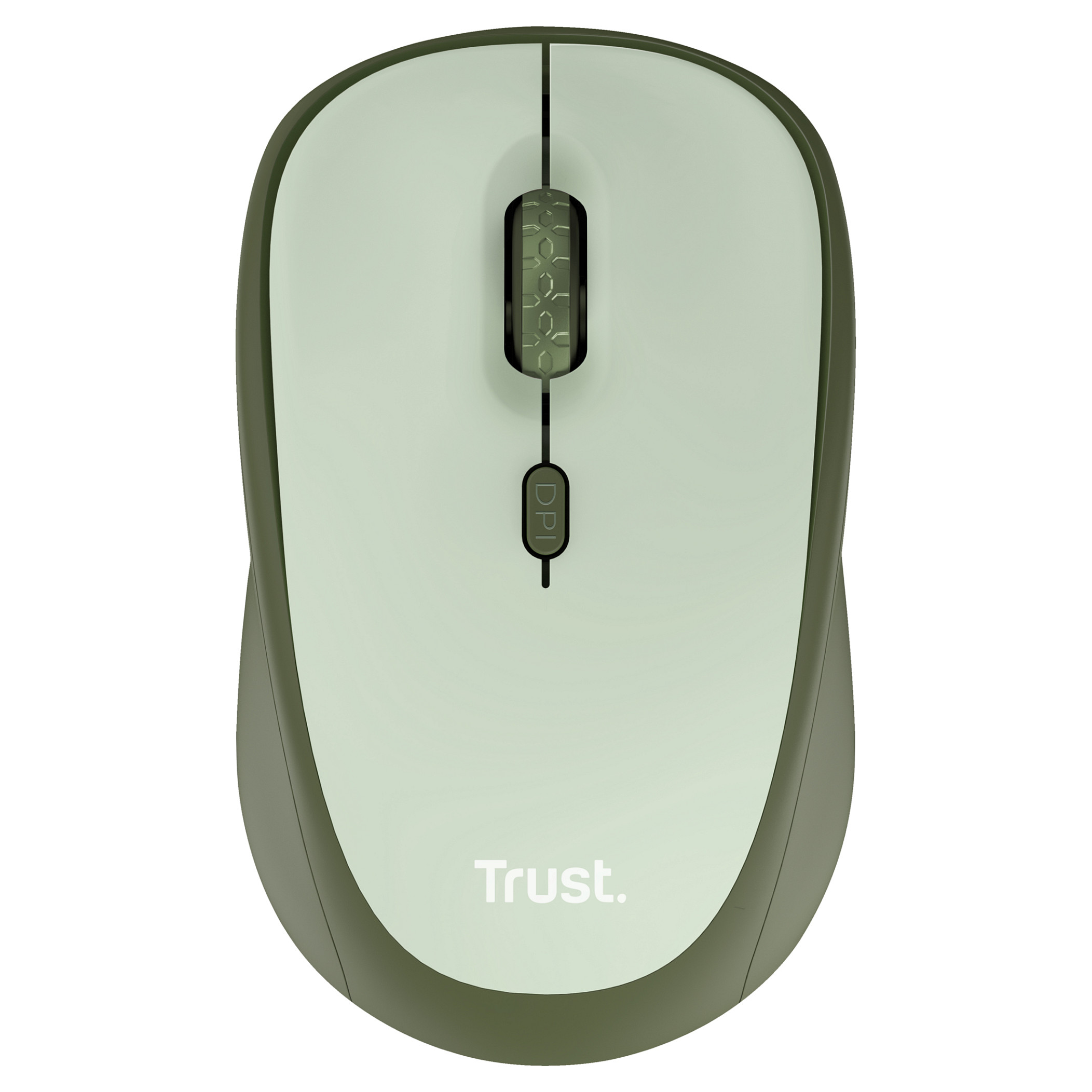 Maus pa Kabllo Trust Yvi+ / 1600 DPI – Zezë / Gjelbër - 2