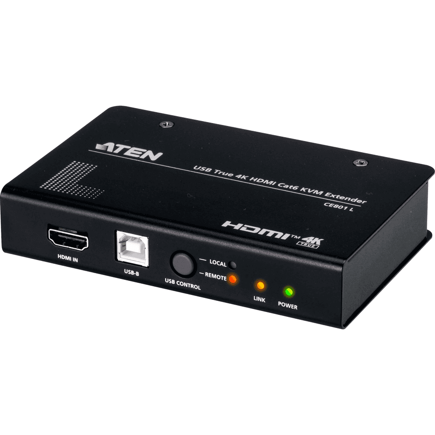 Extender KVM ATEN CE801, HDMI 4K 60Hz, USB, RS-232, Cat.6, deri në 70m - Zezë - 5