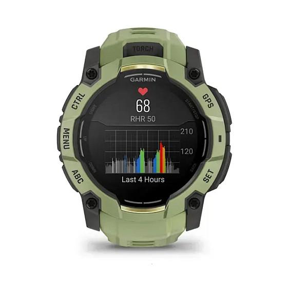 Orë e mençur Garmin Instinct 3, 50mm, AMOLED, GPS, 10 ATM, Limited Edition - Gjelbër - 8