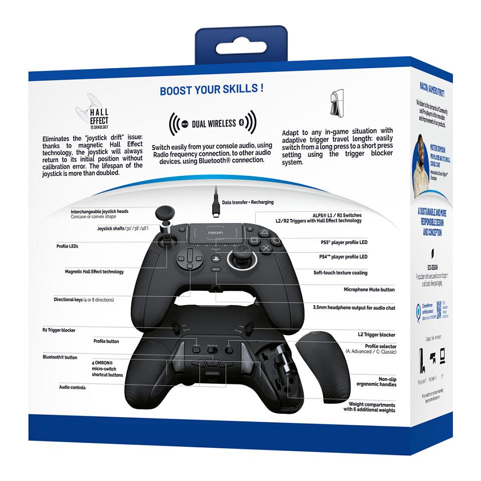 Kontroller për Sony Nacon Revolution 5 Pro / Wireless / PS5, PS4 & PC – Zezë - 8