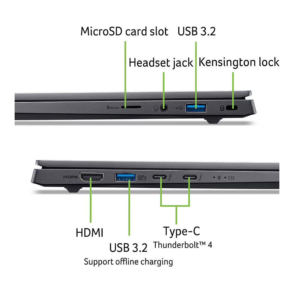 Laptop Gaming Acer Swift X 14 SFX14-73G-975F / Ultra 9 285H / 32GB LPDDR5X / 2TB / 14.5" WQ2.8K OLED 120Hz Touch / RTX 5070 8GB - Hiri - 3