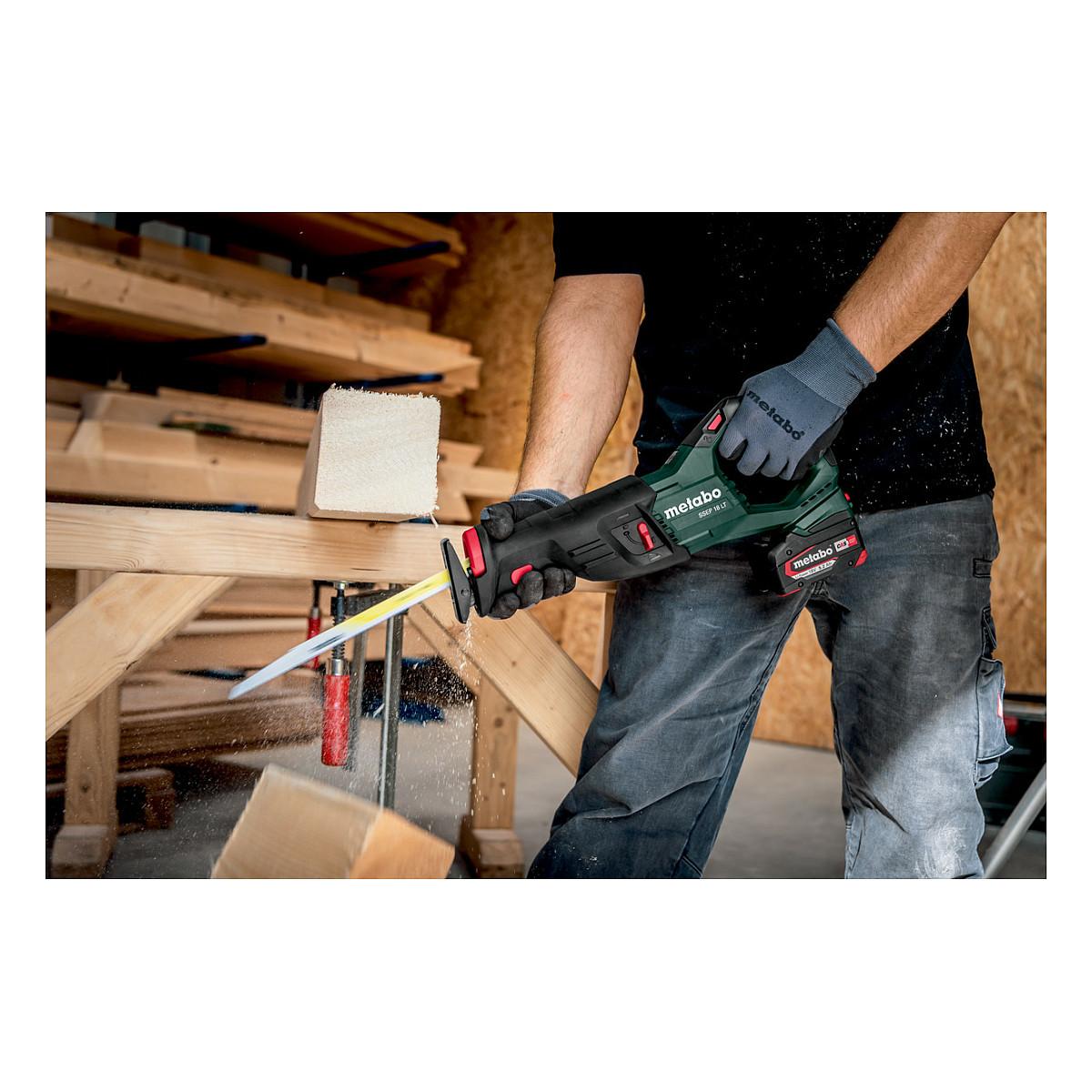 Sharrë Reciproke me Bateri Metabo SSEP 18 LT, 18V, 3000goditje/min, 32mm - Gjelbër - 3
