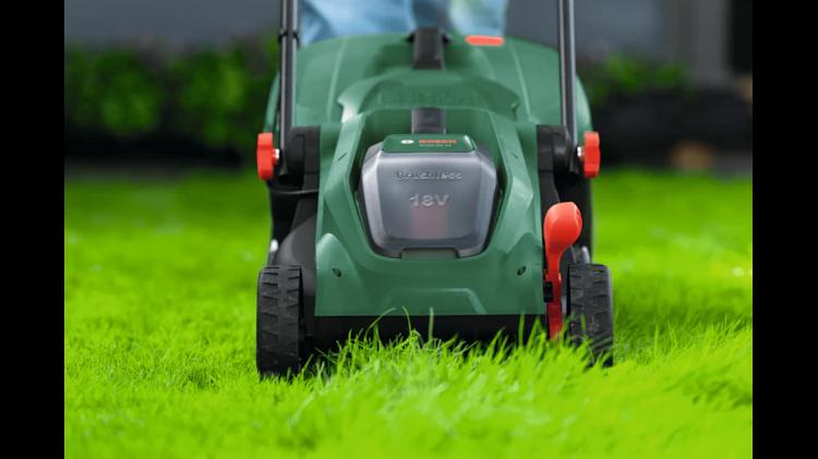 Kositëse Bari me Bateri Bosch Rotak 18V-32, 18V, 32cm, 25–65mm, 35L, Solo - Gjelbër/Zezë - 5