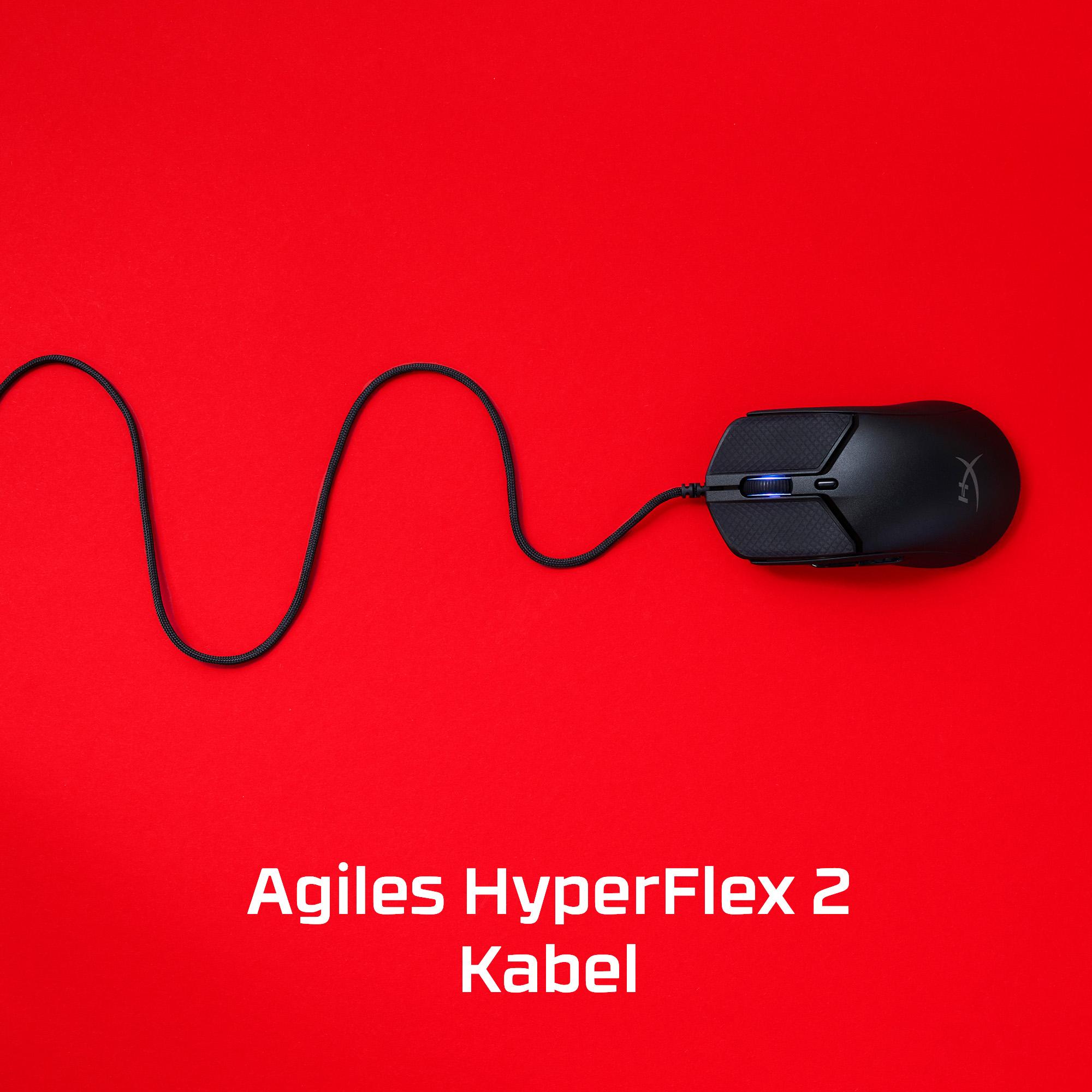 Maus Gaming HyperX Pulsefire Haste 2 / Me Kabllo / HyperX 26K / 8000Hz - Bardhë - 3