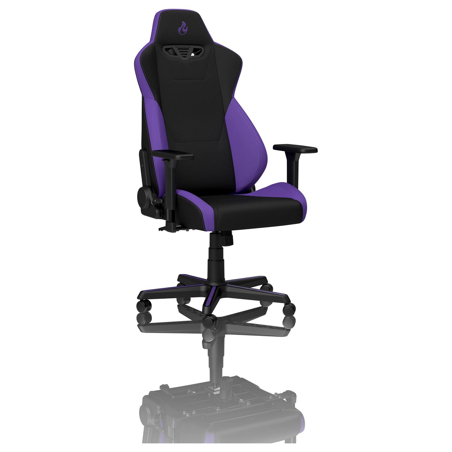 Karrige Gaming Nitro Concepts S300 / Mbështetëse krahu 3D / Mbështetëse koke / Mbështetje për mes / 135 kg – Vjollcë/Zezë - 3