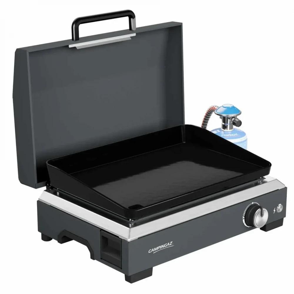 Grill me Gaz CAMPINGAZ Plancha Sigma 1 CV, 2.8kW, 30x45cm, 1 Djegës, Elektronik - Zezë/Argjend - 2