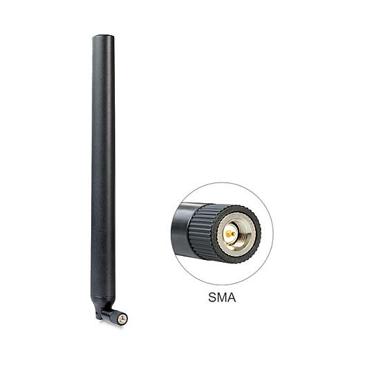 Antena për rrjet Delock 88436, GSM/UMTS/LTE, 0.1–4.5dBi, Omnidireksionale, SMA Male, 29.6cm - Zezë