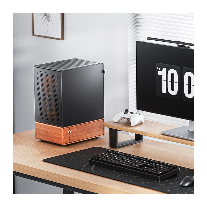 Kasë PC Jonsbo T7 / Midi Tower / Micro-ATX / Tempered Glass - Zezë - 24
