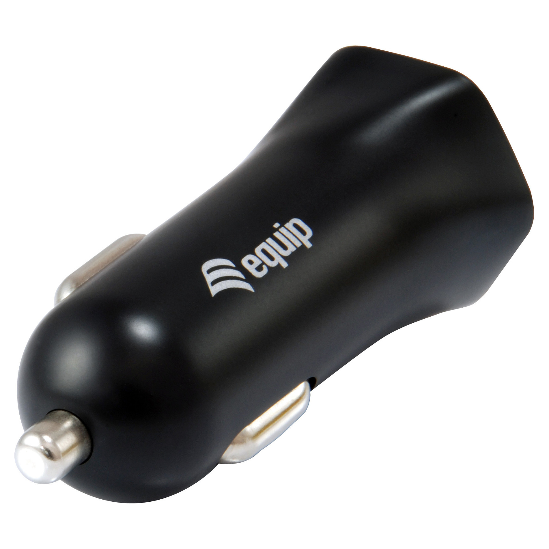 Adapter telefoni për veturë Equip 245510 / 2x USB-A / 12W / 12-24V – Zezë - 2