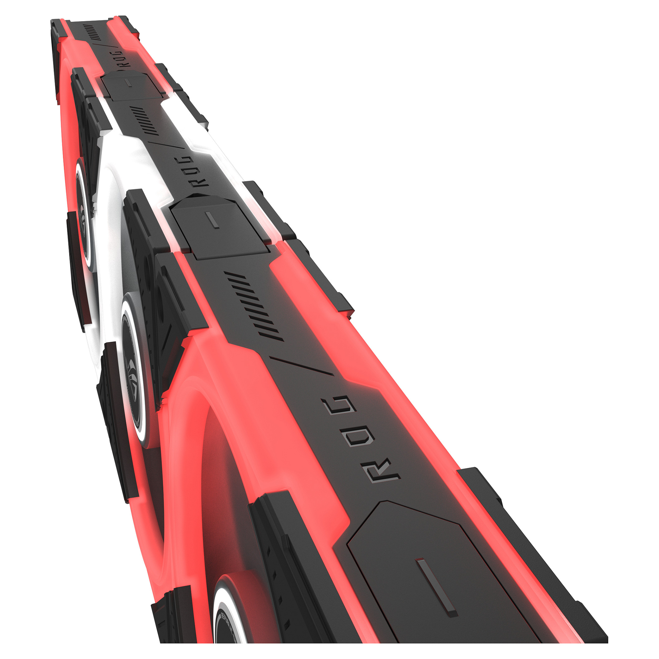 Ftohës për Kasë ASUS ROG Eurux GR120 ARGB Reverse / 120mm / 30mm / PWM / 2200 RPM / 70 CFM / ARGB / 3-Pack / ROG Hub – Zezë/Kuqe/Bardhë - 8
