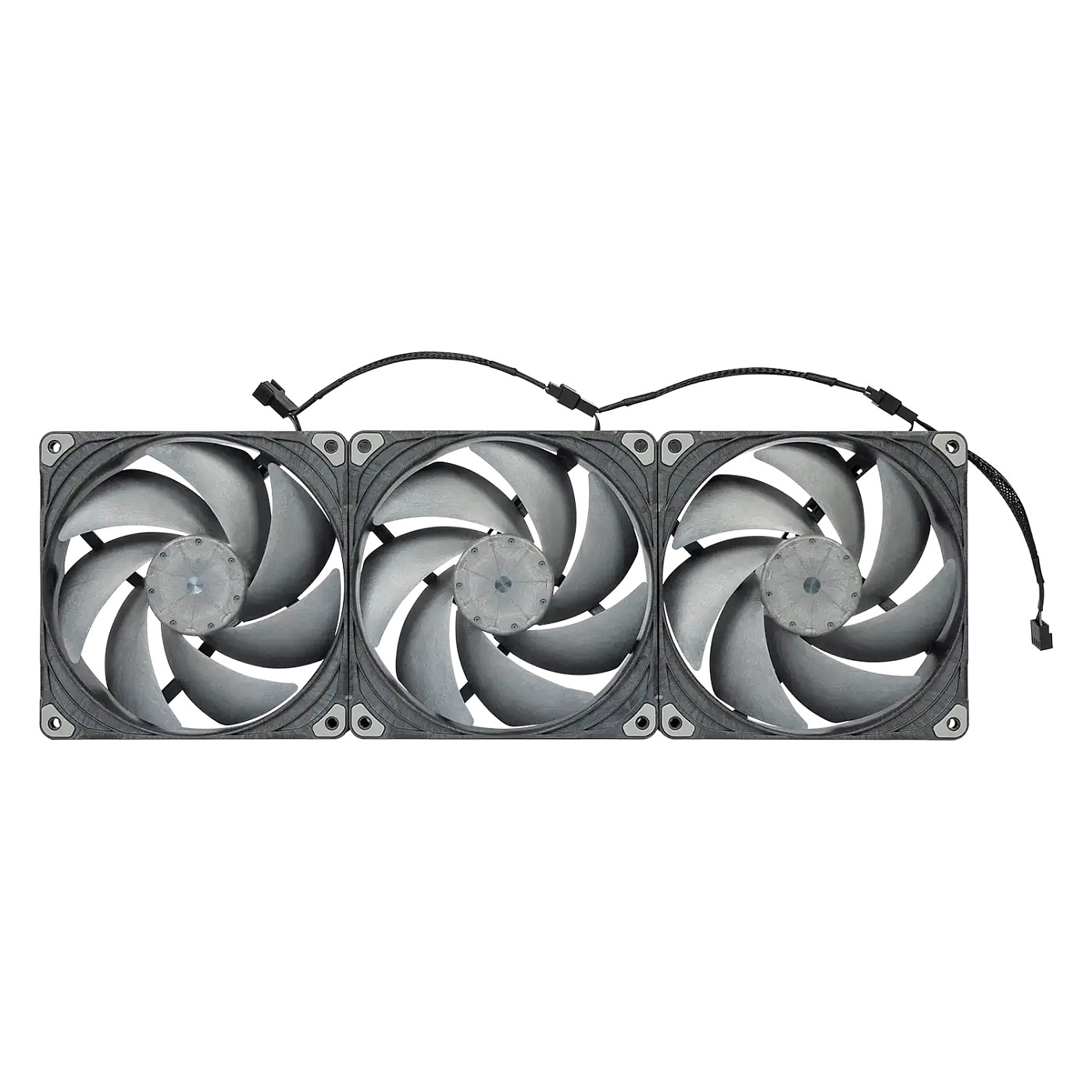 Ftohës për Kasë Phanteks T30-140 / 140mm / PWM / 1200-2500 RPM / 3-Pack – Zezë