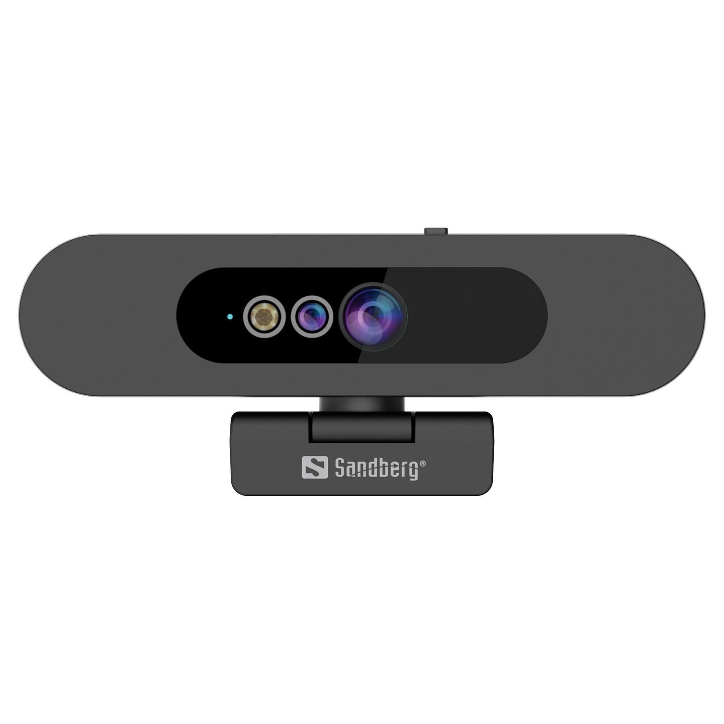 Webcam Sandberg Face Scan / 134-40 / Full HD 1080p / 2MP / Stereo Mikrofon / Windows Hello – Zezë - 5