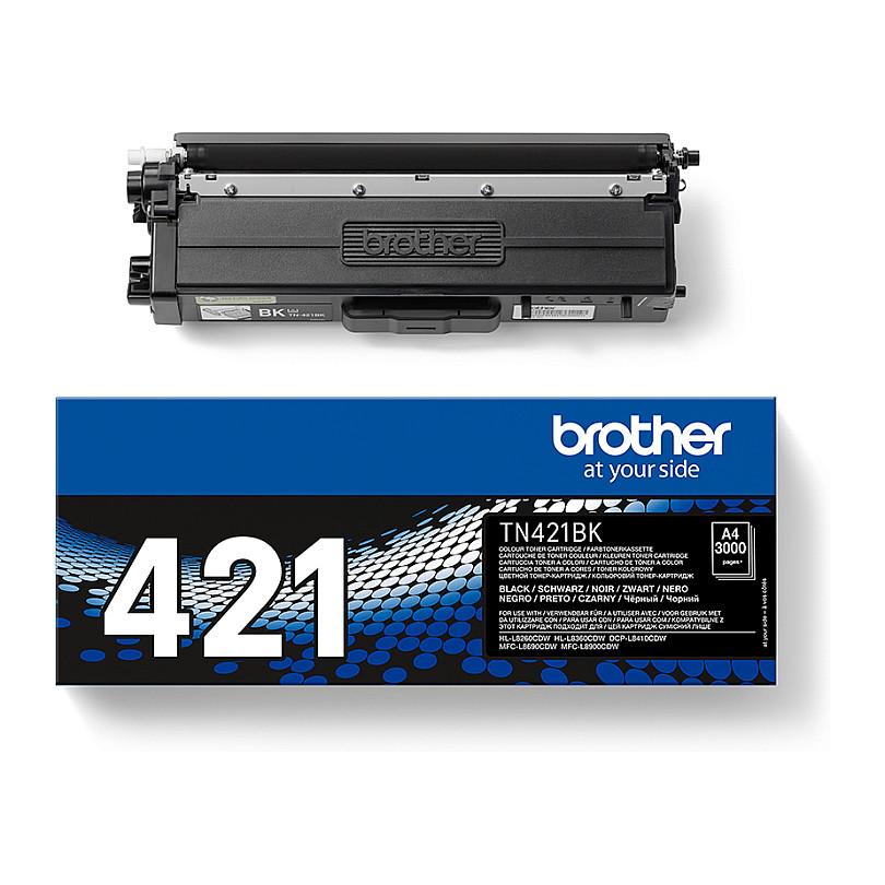 Toner Brother TN-421BK, 3,000 faqe - Zezë - 3