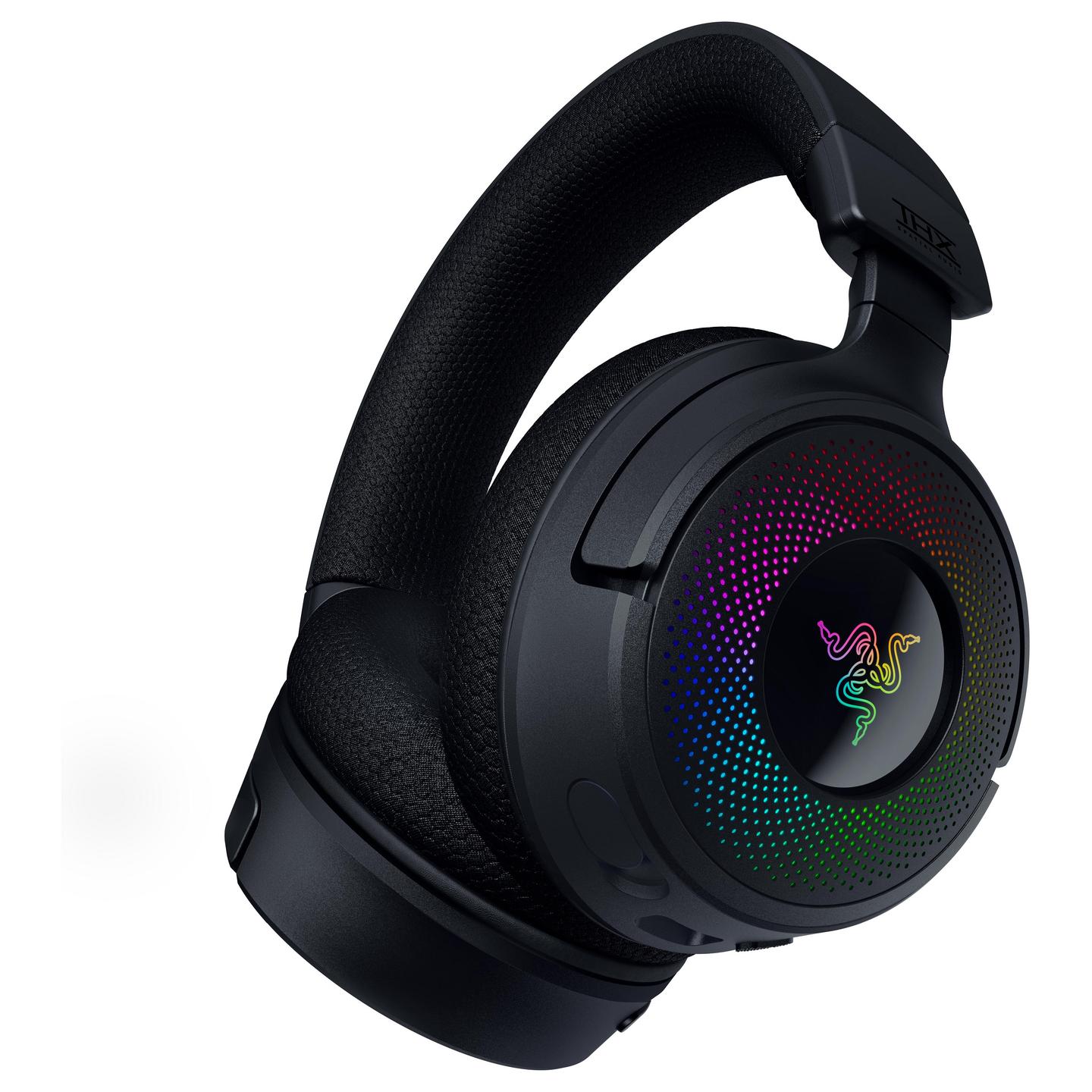 Kufje Gaming Razer Kraken V4, Wireless 2.4GHz, Bluetooth 5.3, USB, 40mm, Mikrofon - Zezë - 4