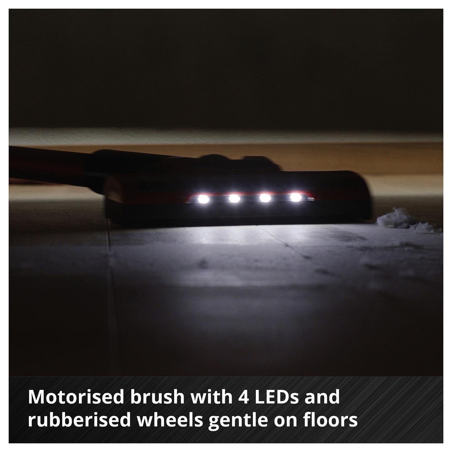 Fshesë me Bateri Einhell TE-SV 18 Li-Solo, 18V, 0.6L, 1.5kg - Kuqe/Zezë - 11