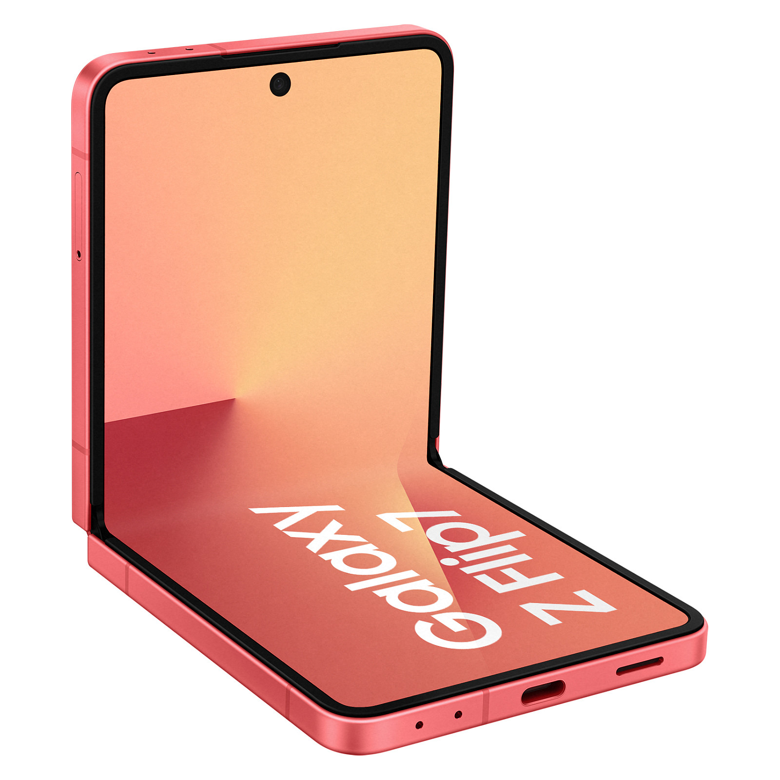 Telefon Android Samsung Galaxy Z Flip7 / Dynamic AMOLED 2X 120Hz / 12GB / 512GB / 5G - Coral Red - 4