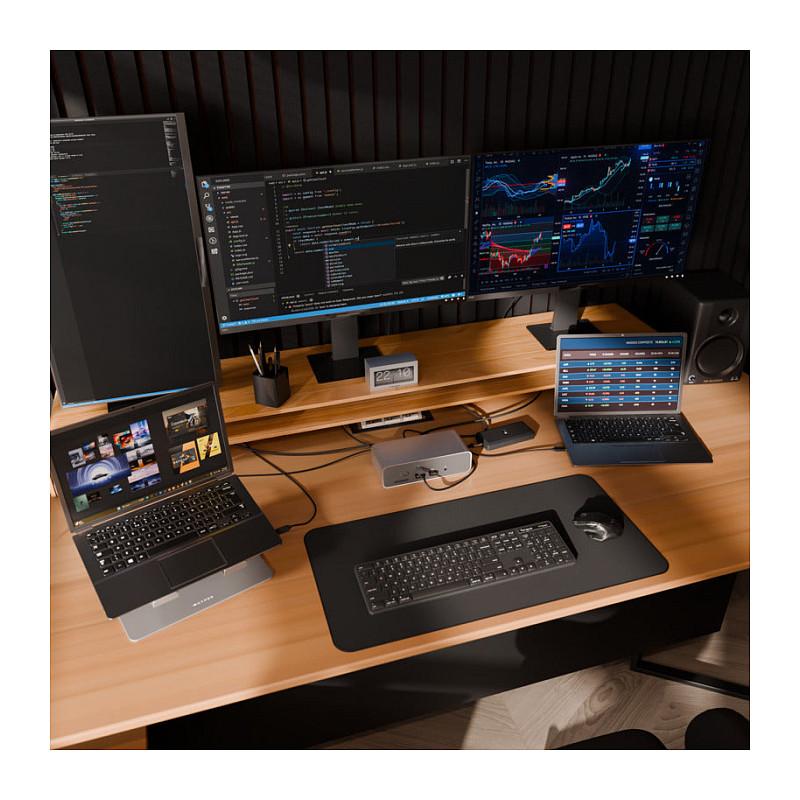 Docking Station Targus DOCK230EUZ / 4x Thunderbolt 5 / 4x USB-A / 2.5GbE / 3x 8K / 140W PD – Argjend - 18