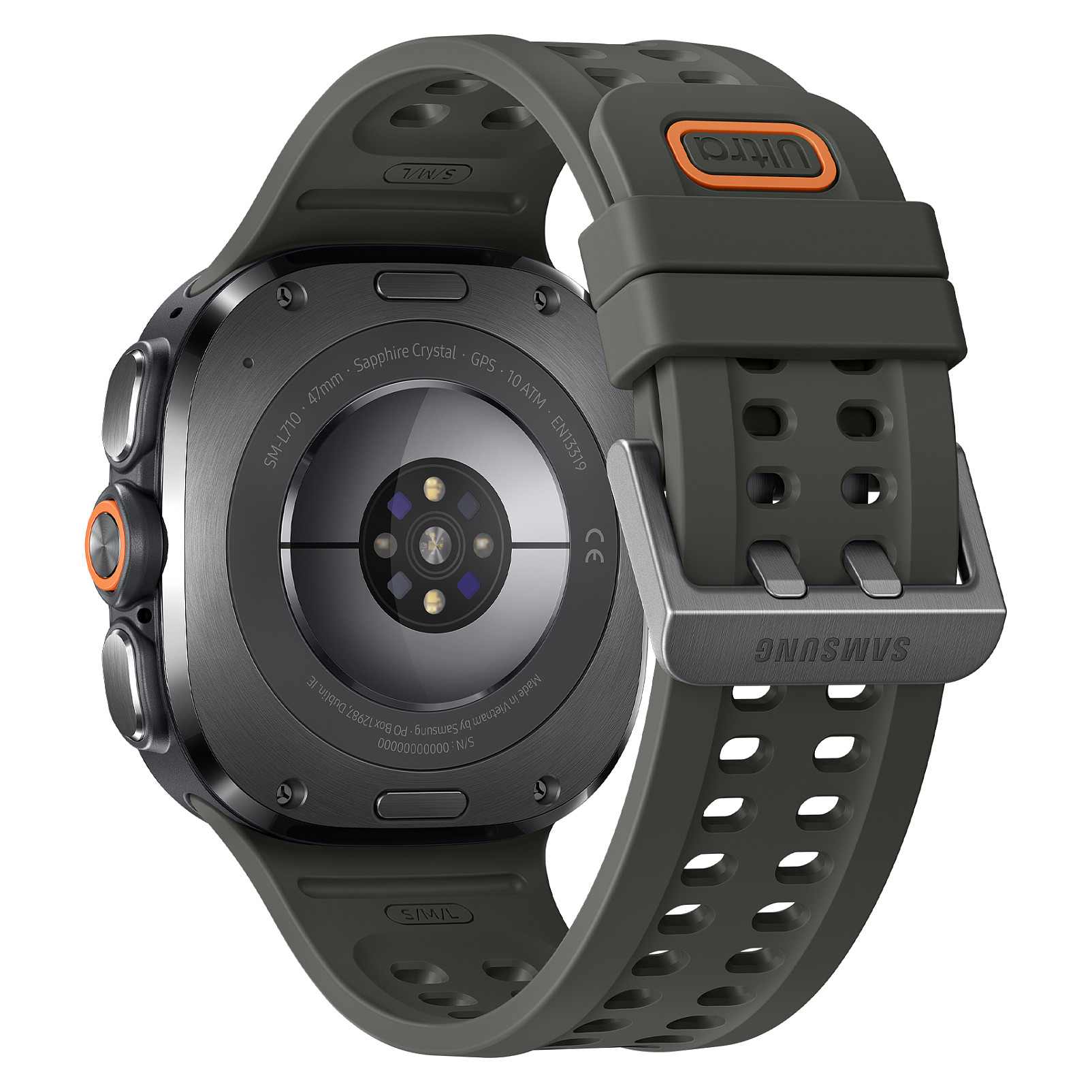 Orë e Mençur Samsung Galaxy Watch Ultra2 / 1.5 Inch / Super AMOLED / Touchscreen / Wi-Fi / GPS / LTE / 47mm - Argjend - 4