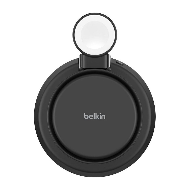 Karikues Pa Kabllo Belkin UltraCharge Pro WIZ040KQCH / 3 në 1 / Qi2 25W / USB-C / Me Adapter 45W - Antracit - 5