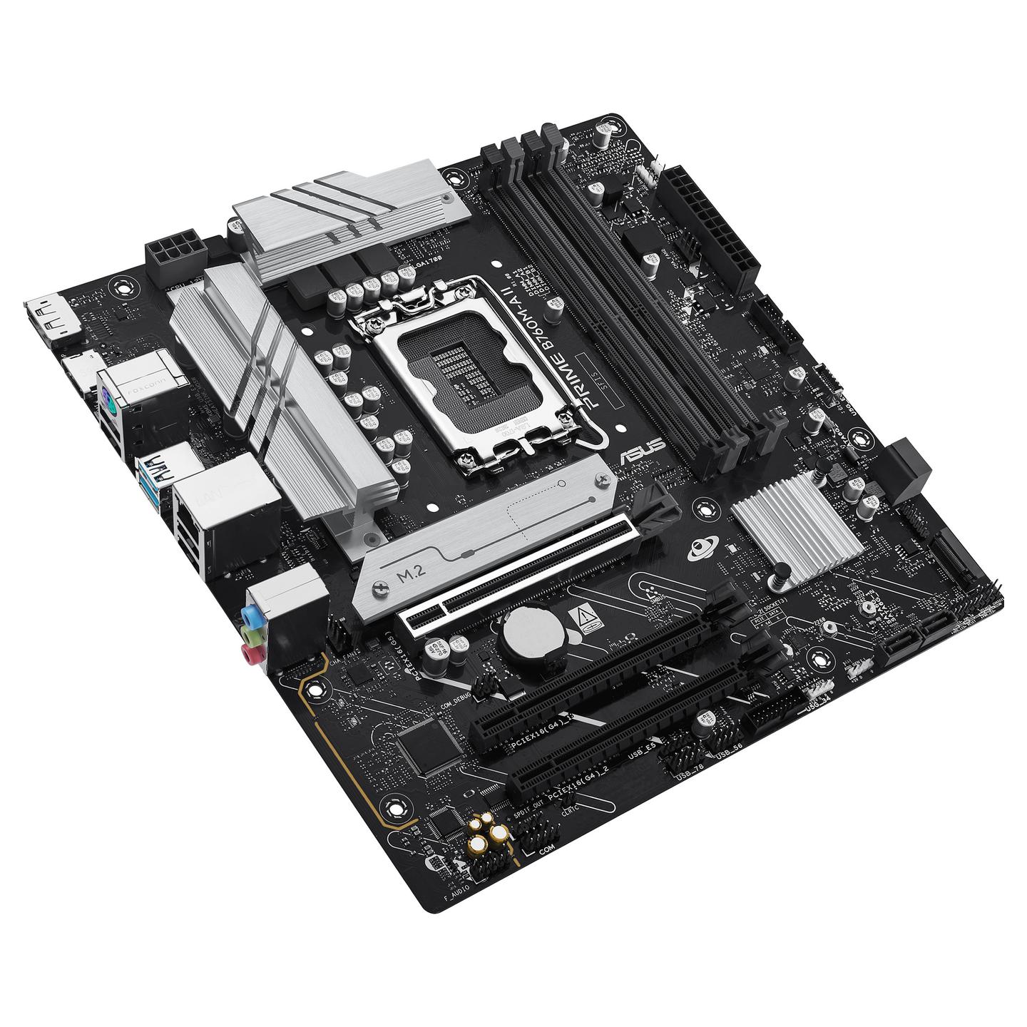 Pllakë Amë ASUS PRIME B760M-A II-CSM / Intel LGA1700 / DDR5 / Micro-ATX / 2.5GbE LAN - 5