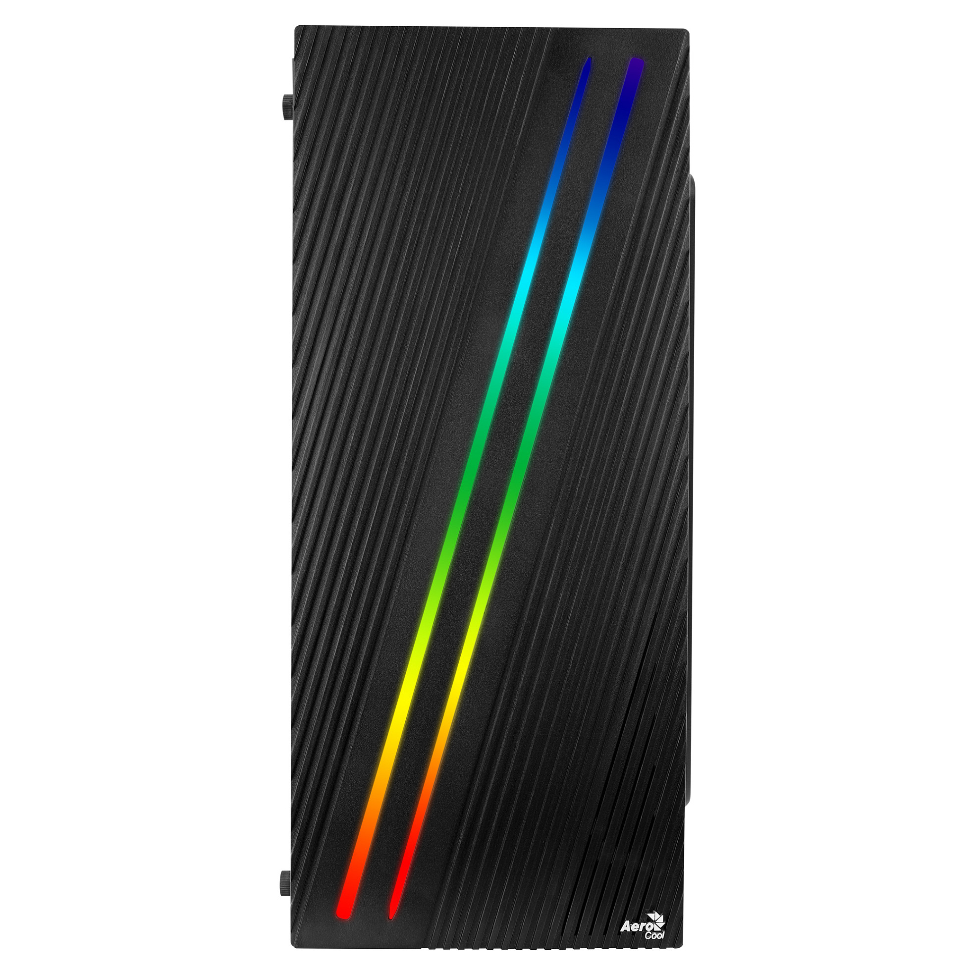 Kasë PC Aerocool Streak / Midi Tower / ATX / 1x 80mm Fan / RGB - Zezë - 2