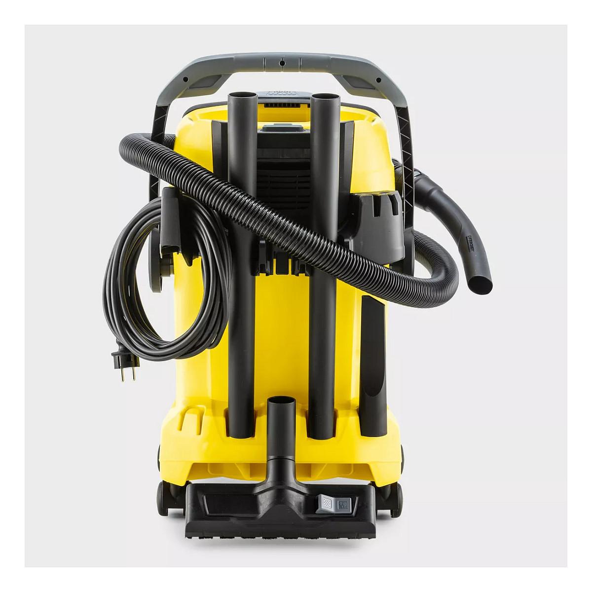 Fshesë me Vakum Kärcher WD 5 V-25/5/22 / 1100W / 25L / Dry & Wet – Verdhë/Zezë - 9