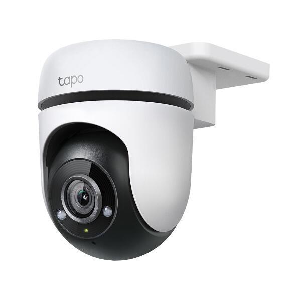 TP-Link Tapo TC40 V1 – IP Security Camera, 1080p Full HD, Pan/Tilt 360°, Wi-Fi 2.4GHz, Night Vision 29.9m, IP65 – White