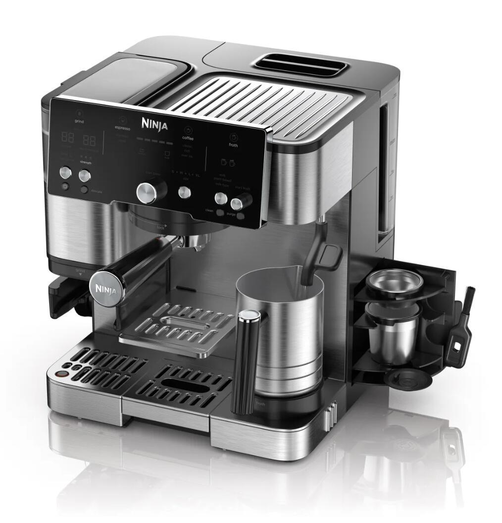 Aparat për kafe SharkNinja Ninja Luxe Café Essential / ES501EU / 2-në-1 / 1650W / Mulli i integruar / 2L – Zezë/Çelik - 2