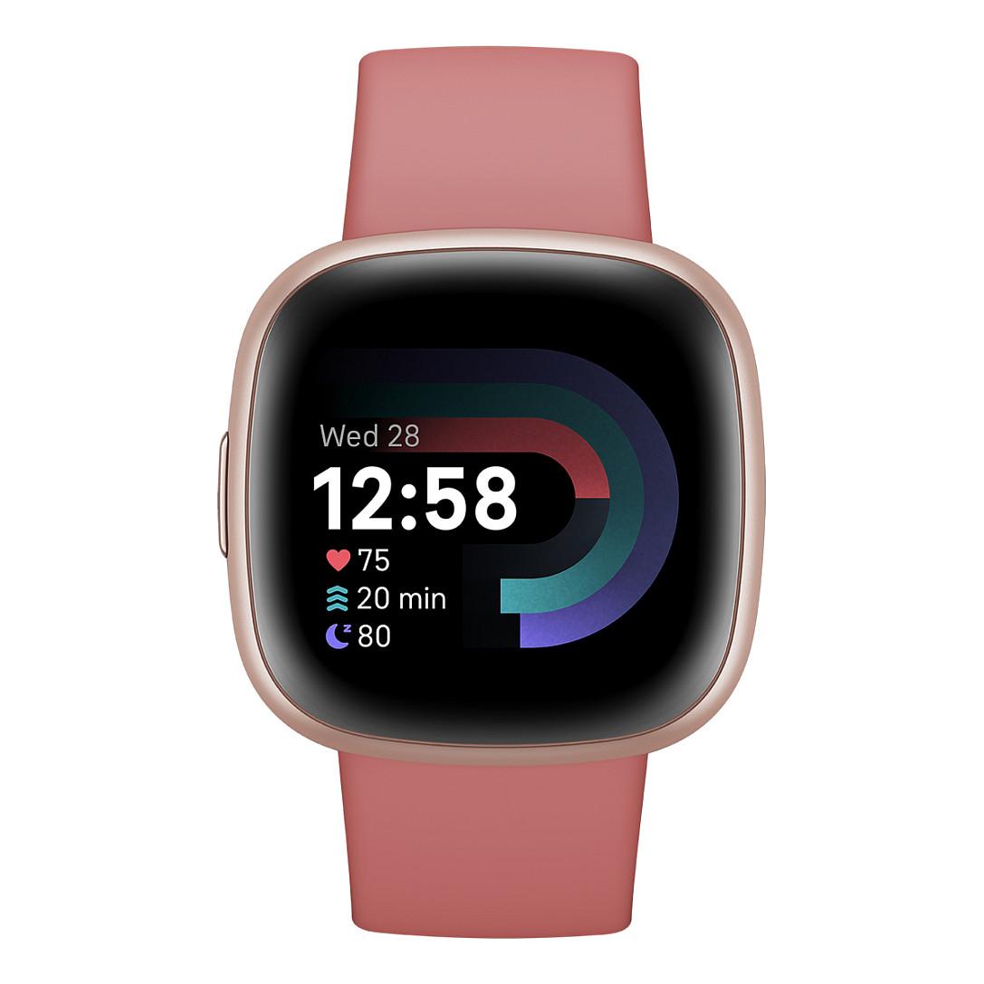 Orë e Mençur Fitbit Versa 4, 40mm, GPS, NFC, Bluetooth 5.0 - Rozë - 2