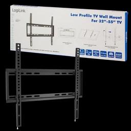 Mbajtëse për TV LogiLink BP0009 / 32-55" / 35kg / VESA 200x200-400x400 / Fiks / Muri - Zezë - 2