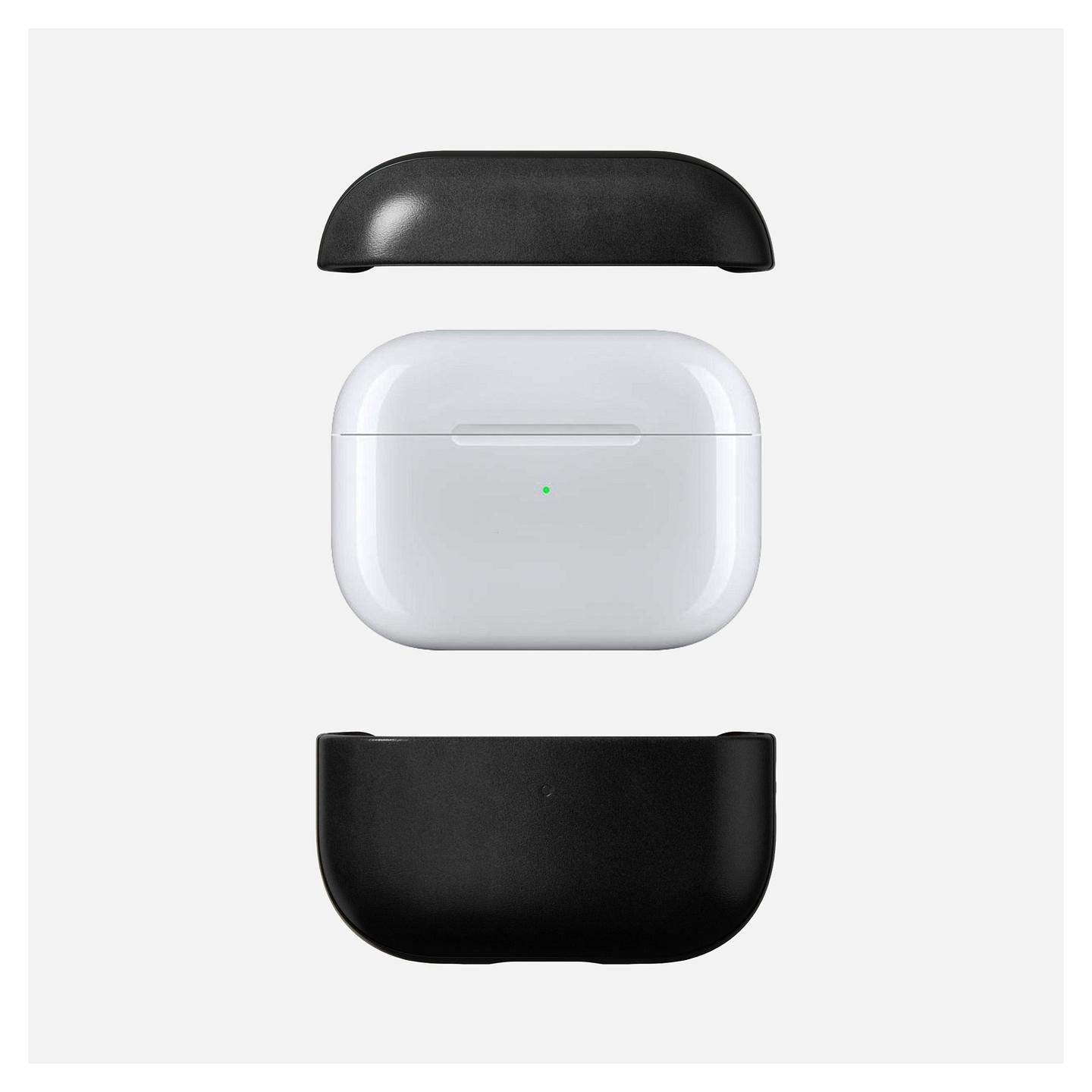 Aksesorë për Kufje Nomad Modern Leather Case / Apple AirPods Pro 2 / Lëkurë – Zezë - 9