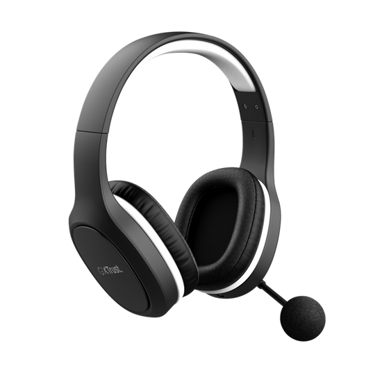 Kufje Gaming Trust GXT 391 Thian / Wireless + Wired / 5.8GHz + 3.5mm / Over-Ear / 40mm Drivers – Zezë - 3