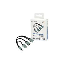 Splitter USB LogiLink UA0315 / USB-C / 3x USB-A / USB 3.2 Gen 1 / 5 Gbit/s - Zezë/Gjelbër - 8