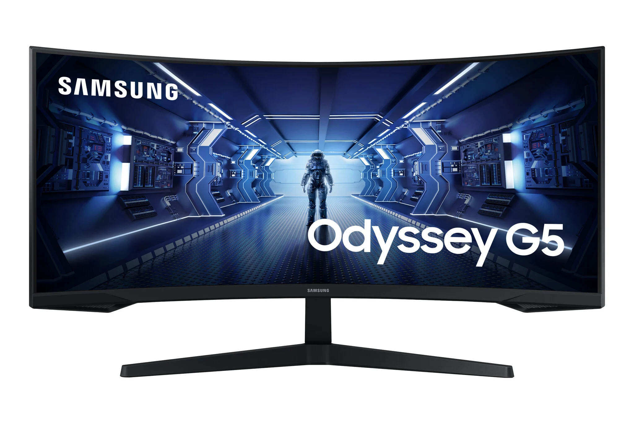 Monitor Gaming Samsung C34G55TWWP / 34 " / UWQHD LED VA / 165 Hz / 1ms / HDMI+DP / Curved / Zezë