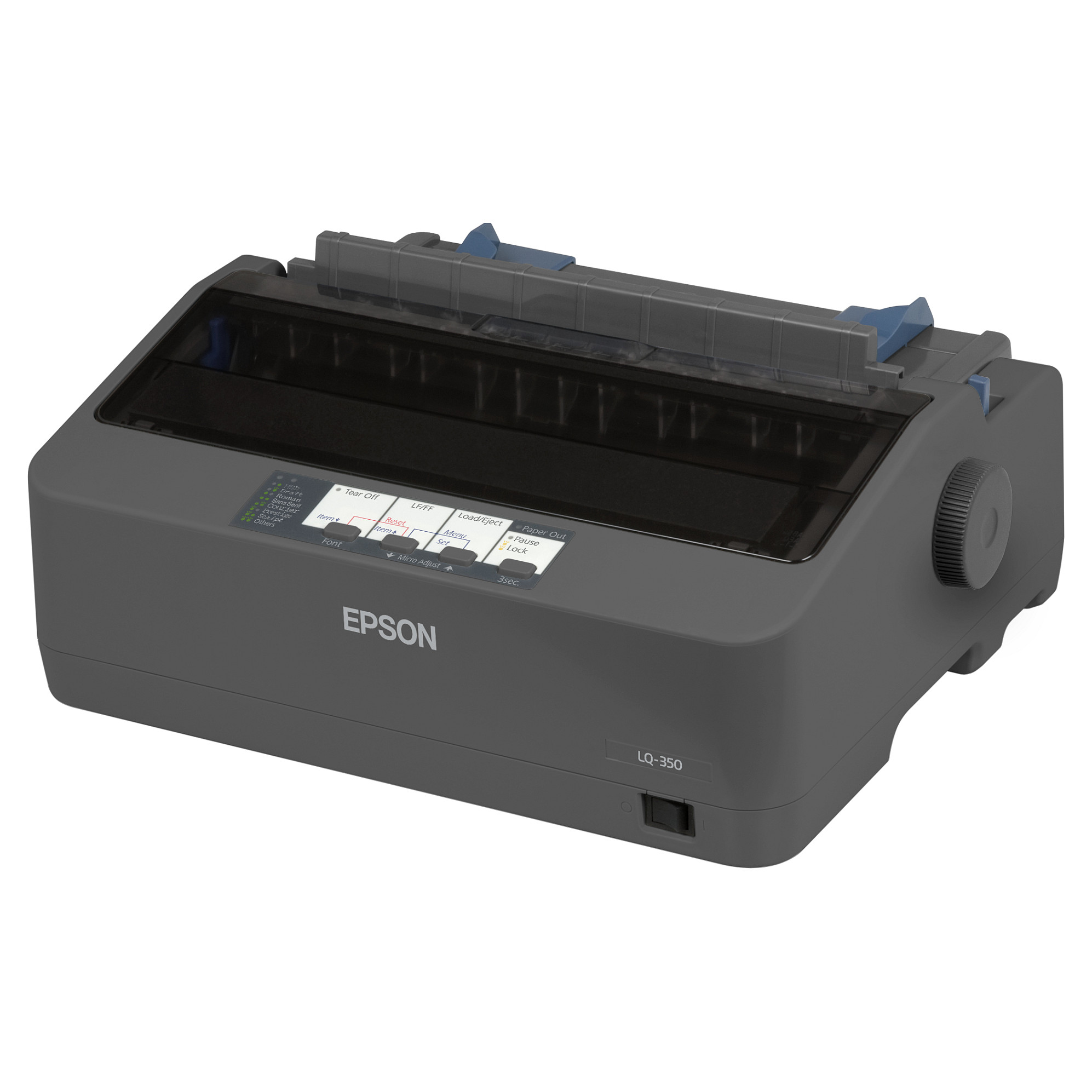 Printer Epson LQ-350 / Dot Matrix 24-pin / 360 × 180 DPI / 347 cps - Zezë/Gri - 3