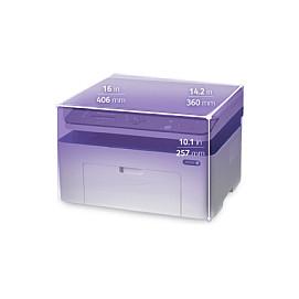 Printer Multifunksional Xerox WorkCentre 3025VBI, Laser Monokrom, A4, 20ppm, 600x600DPI, Wi-Fi, USB, AirPrint - Bardhë/Blu - 3