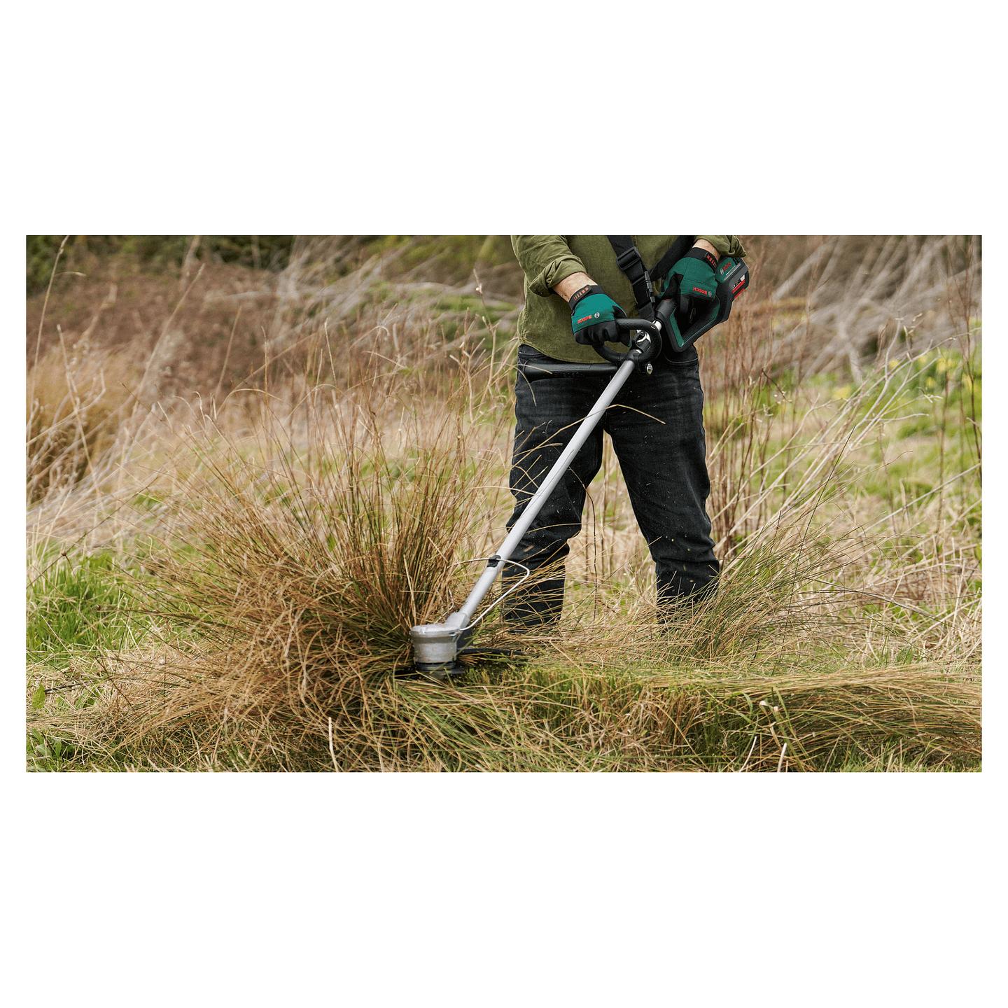 Kositëse Bari me Bateri Bosch AdvancedBrushCut 36V-23-750, 36V, Brushless, Gjerësi Prerjeje 330mm, Teh 230mm, 1 Bateri 2.0Ah - Gjelbër/Zezë - 5